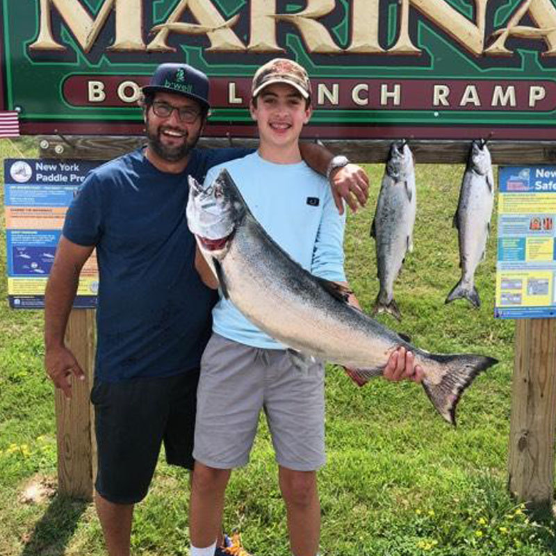 Fishing together